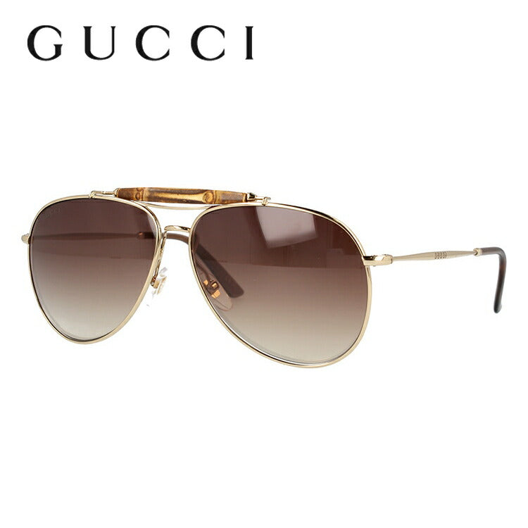 グッチ サングラス GUCCI GG2235S J5G/OH 59サイズ レギュラーフィット ティアドロップ型 バンブー ブランド レディース メンズ メガネ アイウェア UVカット 紫外線カット UV対策 おしゃれ ギフト プレゼント 母の日 ラッピング無料