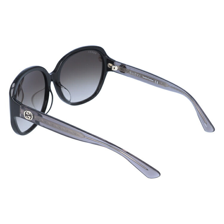 グッチ サングラス アジアンフィット GUCCI GG0080SK 002 61サイズ バタフライ ユニセックス メンズ レディース インターロッキング GG ラッピング無料