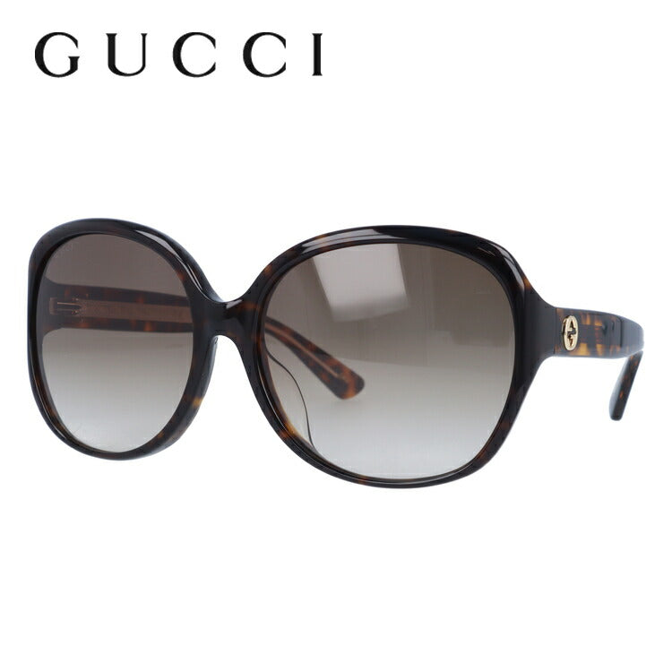 グッチ サングラス アジアンフィット GUCCI GG0080SK 003 61サイズ バタフライ ユニセックス メンズ レディース インターロッキング GG ラッピング無料