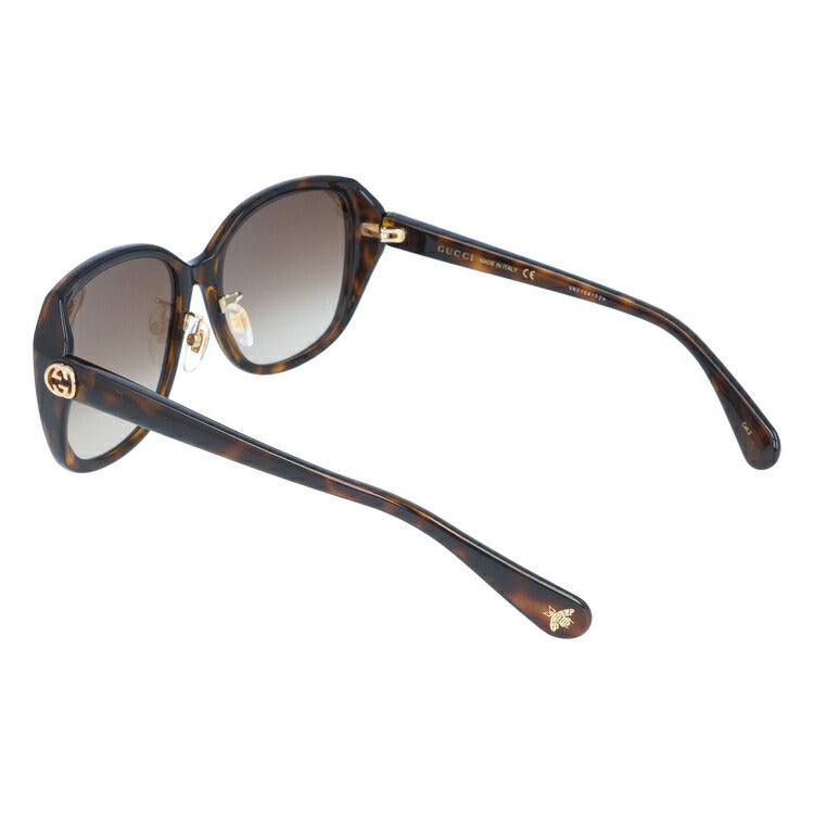 グッチ サングラス GUCCI GG0371SK 002 57サイズ アジアンフィット バタフライ型 ビー 蜂 インターロッキング GG ブランド レディース メンズ メガネ アイウェア UVカット 紫外線カット UV対策 おしゃれ ギフト プレゼント 母の日 ラッピング無料