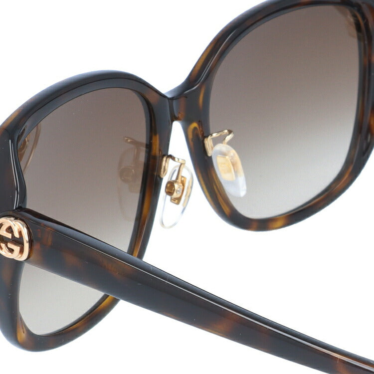 グッチ サングラス GUCCI GG0371SK 002 57サイズ アジアンフィット バタフライ型 ビー 蜂 インターロッキング GG ブランド レディース メンズ メガネ アイウェア UVカット 紫外線カット UV対策 おしゃれ ギフト プレゼント 母の日 ラッピング無料