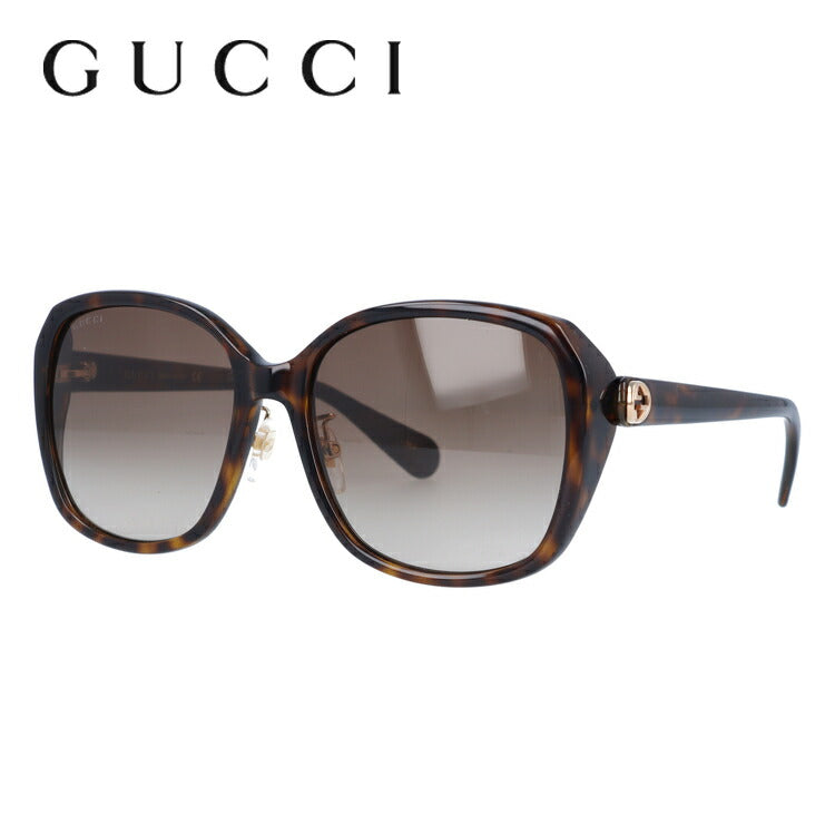 グッチ サングラス GUCCI GG0371SK 002 57サイズ アジアンフィット バタフライ型 ビー 蜂 インターロッキング GG ブランド レディース メンズ メガネ アイウェア UVカット 紫外線カット UV対策 おしゃれ ギフト プレゼント 母の日 ラッピング無料