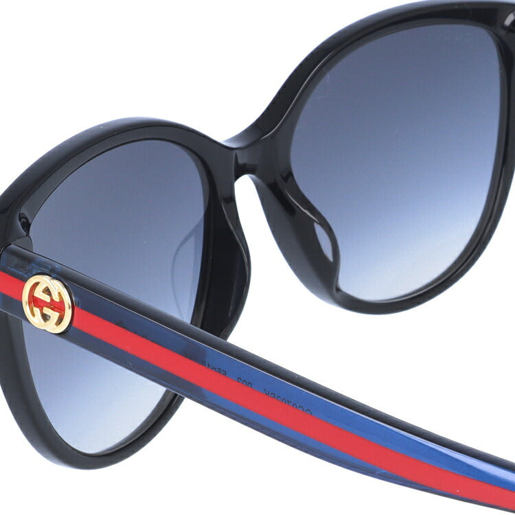 グッチ サングラス GUCCI GG0703SK 003 55サイズ アジアンフィット バタフライ型 インターロッキング GG ブランド レディース メンズ メガネ アイウェア UVカット 紫外線カット UV対策 おしゃれ ギフト プレゼント 母の日 ラッピング無料