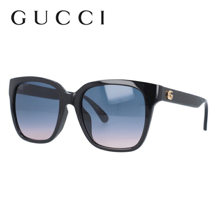 【訳あり】グッチ サングラス アジアンフィット GUCCI GG0715SA 002 53サイズ バタフライ ユニセックス メンズ レディース イタリア製 インターロッキング GG ラッピング無料