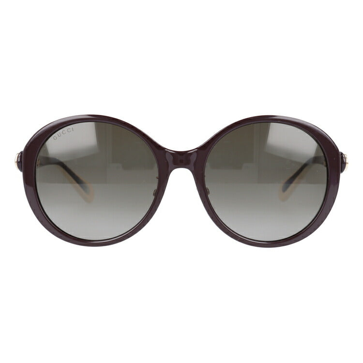 グッチ サングラス GUCCI GG0370SK 006 56サイズ ラウンド ユニセックス メンズ レディース イタリア製 インターロッキング GG ラッピング無料