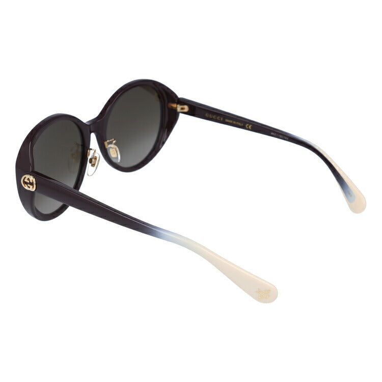 グッチ サングラス GUCCI GG0370SK 006 56サイズ ラウンド ユニセックス メンズ レディース イタリア製 インターロッキング GG ラッピング無料