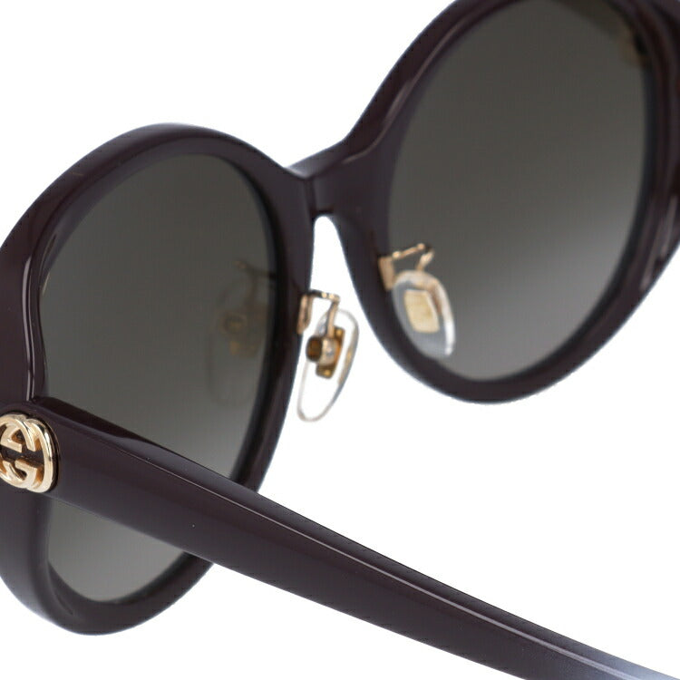 グッチ サングラス GUCCI GG0370SK 006 56サイズ ラウンド ユニセックス メンズ レディース イタリア製 インターロッキング GG ラッピング無料