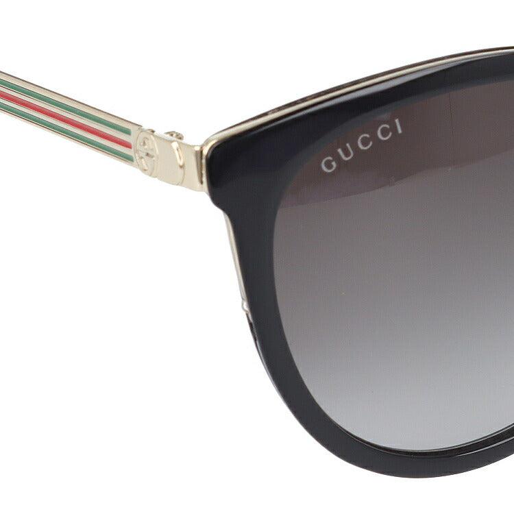 グッチ サングラス GUCCI GG0077SK 001 56サイズ キャッツアイ ユニセックス メンズ レディース 日本製 インターロッキング GG ラッピング無料