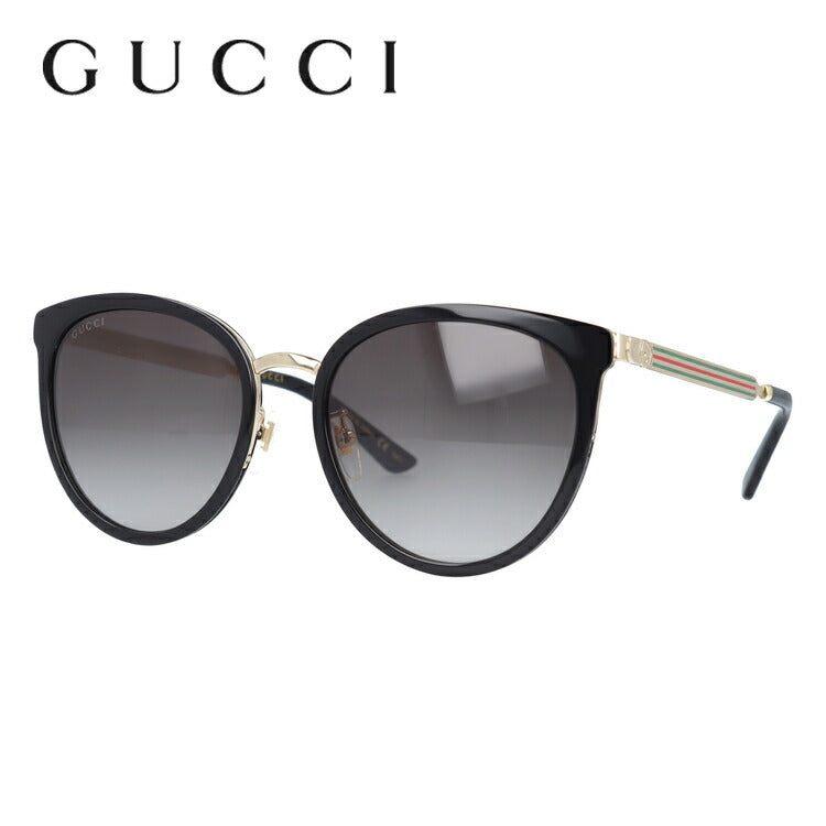 グッチ サングラス GUCCI GG0077SK 001 56サイズ キャッツアイ ユニセックス メンズ レディース 日本製 インターロッキング GG ラッピング無料