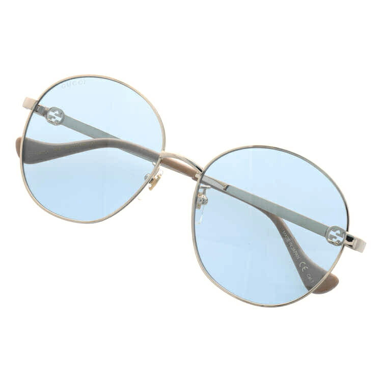 グッチ サングラス GUCCI GG1090SA 004 59サイズ バタフライ メンズ レディース 大きめ インターロッキングG ロゴ ダブルG グラス チェーン付き 日本製