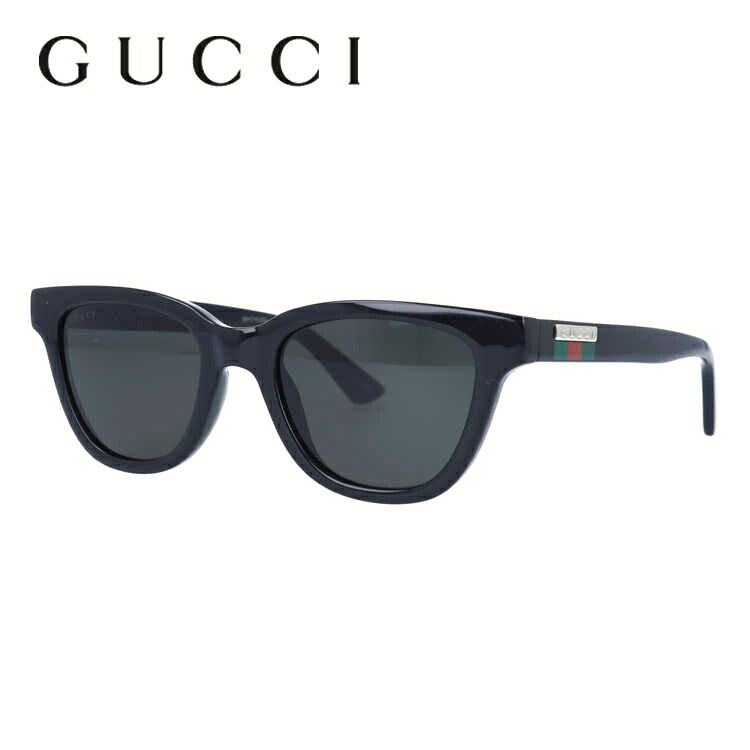 【訳あり】グッチ サングラス アジアンフィット GUCCI GG1116S 001 51サイズ ウェリントン メンズ レディース ウェブライン シェリーライン イタリア製