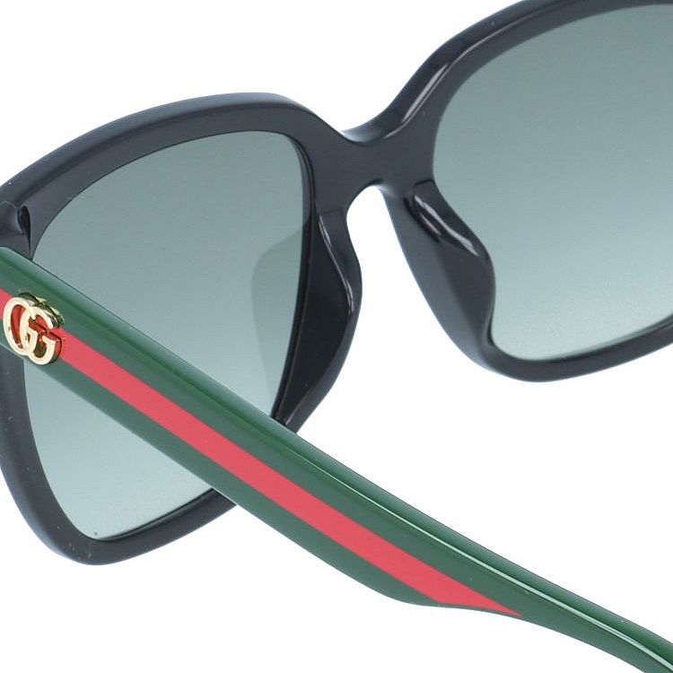【訳あり】グッチ サングラス アジアンフィット GUCCI GG0715SA 001 53サイズ バタフライ ユニセックス メンズ レディース イタリア製 インターロッキング GG