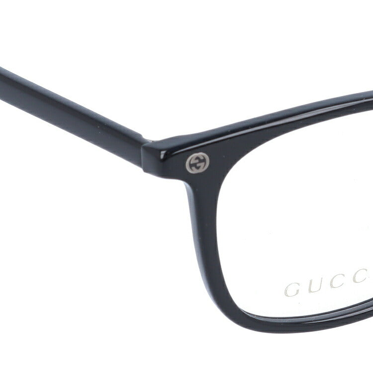 グッチ メガネフレーム 伊達メガネ アジアンフィット GUCCI GG0157OA 001 52サイズ ウェリントン ユニセックス メンズ レディース ビー 蜂 インターロッキング GG ラッピング無料