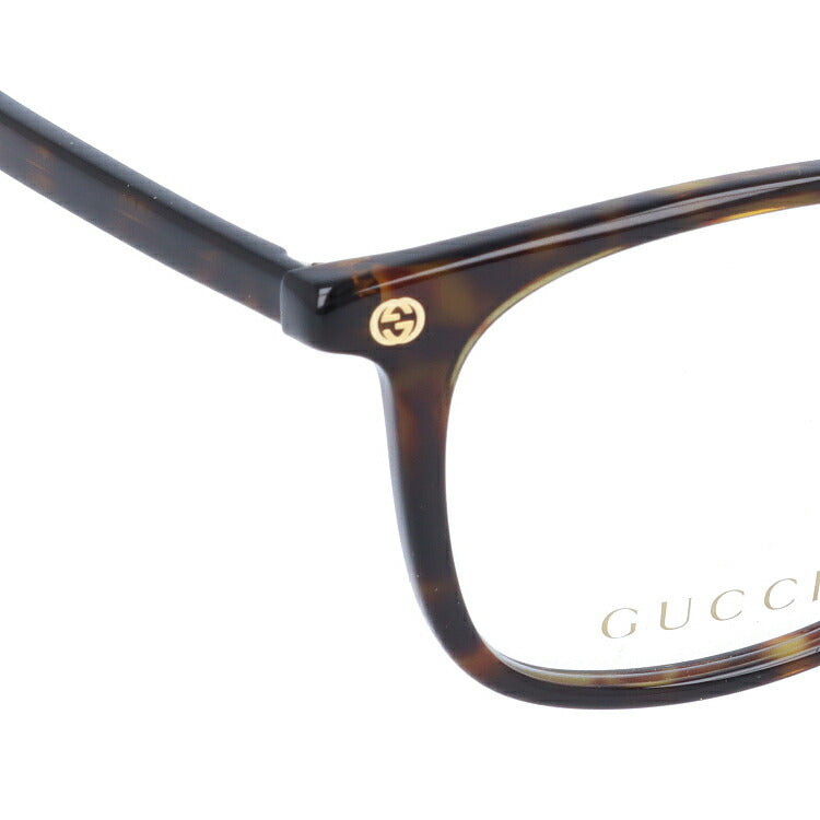 グッチ メガネフレーム 伊達メガネ アジアンフィット GUCCI GG0157OA 002 52サイズ ウェリントン ユニセックス メンズ レディース ビー 蜂 インターロッキング GG ラッピング無料