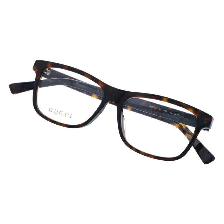 グッチ メガネフレーム 伊達メガネ アジアンフィット GUCCI GG0454OA 002 53サイズ ウェリントン ユニセックス メンズ レディース シェリーライン ウェブライン ラッピング無料