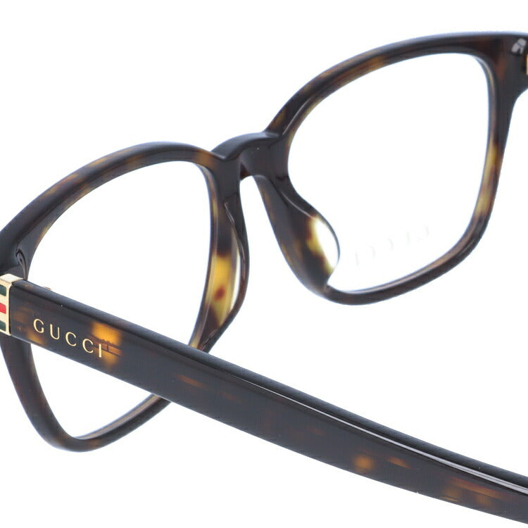 グッチ メガネフレーム 伊達メガネ アジアンフィット GUCCI GG0455OA 002 53サイズ ウェリントン ユニセックス メンズ レディース シェリーライン ウェブライン ラッピング無料