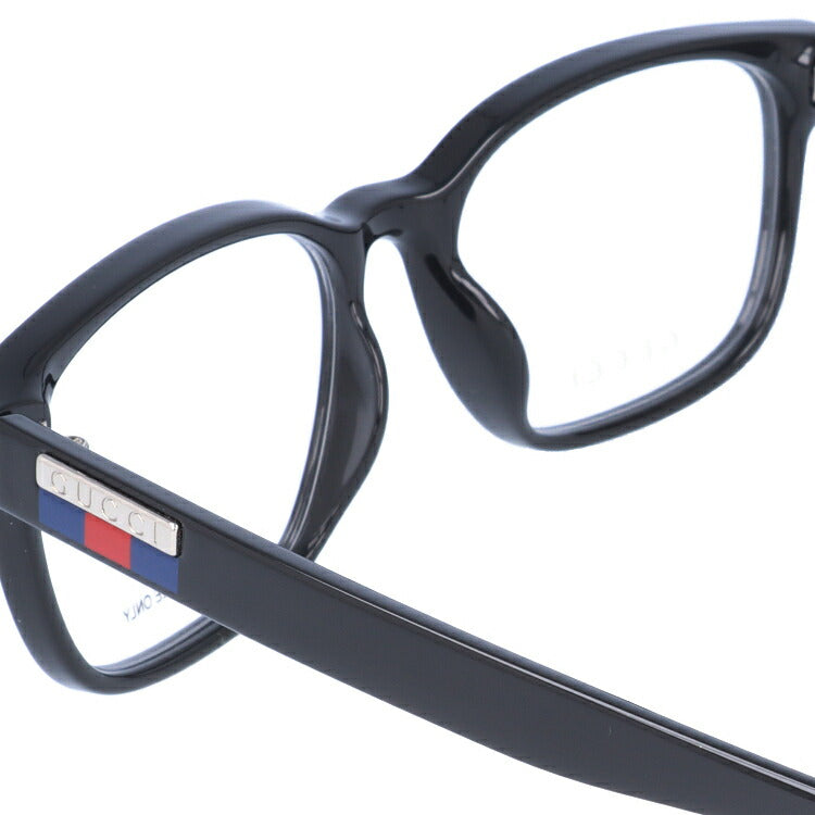 グッチ メガネフレーム 伊達メガネ アジアンフィット GUCCI GG0749OA 001 56サイズ スクエア ユニセックス メンズ レディース シェリーライン ウェブライン ラッピング無料