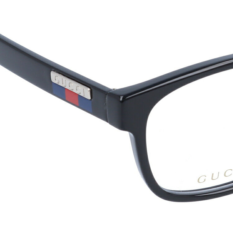 グッチ メガネフレーム 伊達メガネ アジアンフィット GUCCI GG0749OA 001 56サイズ スクエア ユニセックス メンズ レディース シェリーライン ウェブライン ラッピング無料