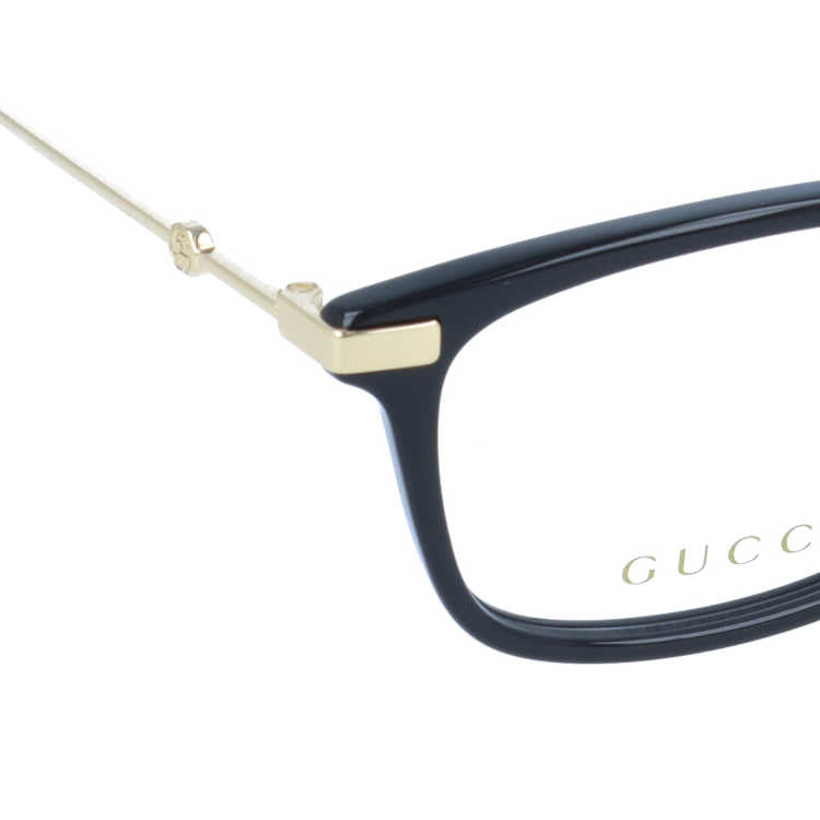 グッチ メガネフレーム 伊達メガネ アジアンフィット GUCCI GG0112OA 001 53サイズ スクエア ユニセックス メンズ レディース 日本製 インターロッキングG ビー（蜂）