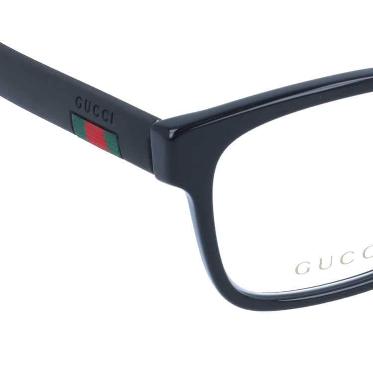 グッチ メガネフレーム 伊達メガネ アジアンフィット GUCCI GG0176OA 001 56サイズ スクエア ユニセックス メンズ レディース イタリア製 シェリーライン