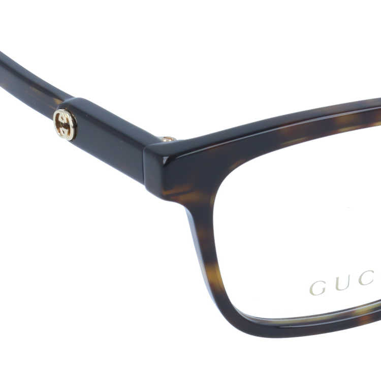 グッチ メガネフレーム 伊達メガネ アジアンフィット GUCCI GG0557OJ 002 53サイズ スクエア ユニセックス メンズ レディース イタリア製 インターロッキングG