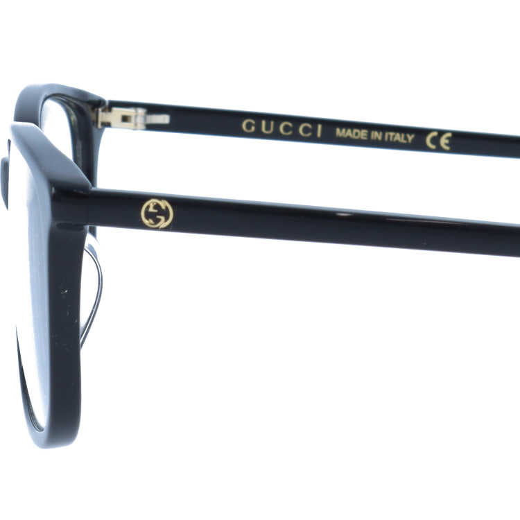 グッチ メガネフレーム 伊達メガネ アジアンフィット GUCCI GG0757OA 001 54サイズ スクエア ユニセックス メンズ レディース イタリア製 インターロッキングG