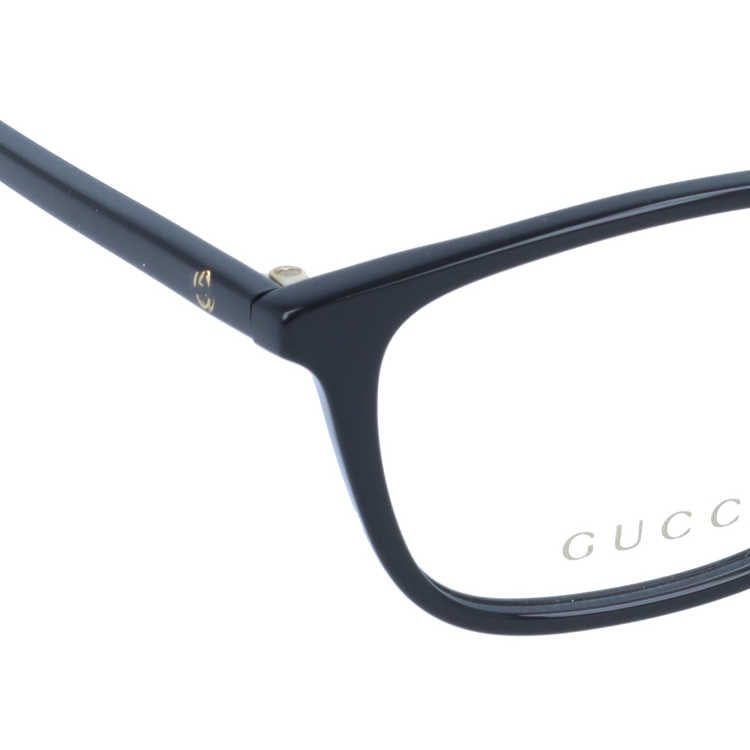 グッチ メガネフレーム 伊達メガネ アジアンフィット GUCCI GG0757OA 001 54サイズ スクエア ユニセックス メンズ レディース イタリア製 インターロッキングG