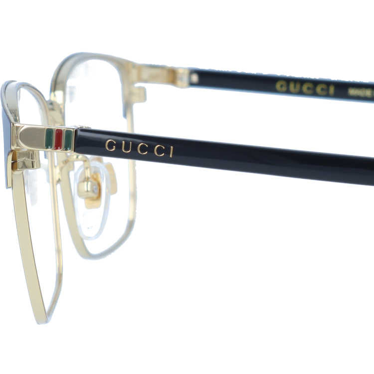 グッチ メガネフレーム 伊達メガネ GUCCI GG1124OA 001 55サイズ ウェリントン メンズ レディース シェリーライン ウェブライン 日本製