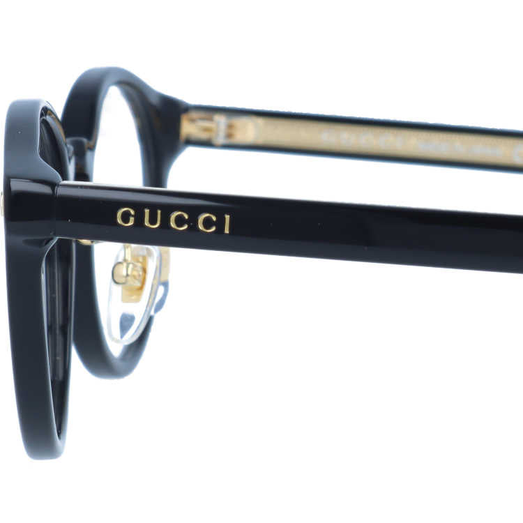 グッチ メガネフレーム 伊達メガネ GUCCI GG1127OJ 001 49サイズ オーバル メンズ レディース ホースビット 日本製