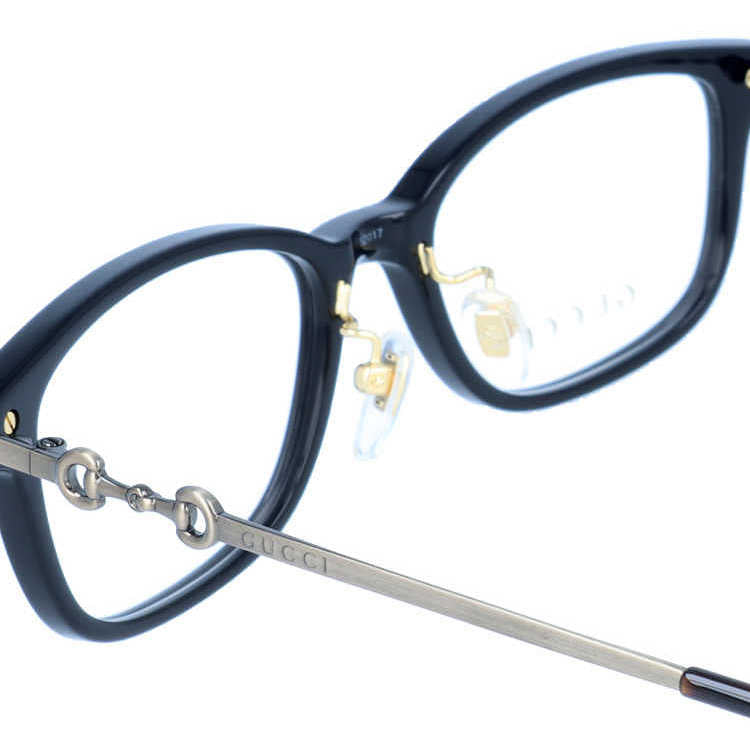 グッチ メガネフレーム 伊達メガネ GUCCI GG1129OJ 001 52サイズ レクタングル メンズ レディース ホースビット 日本製