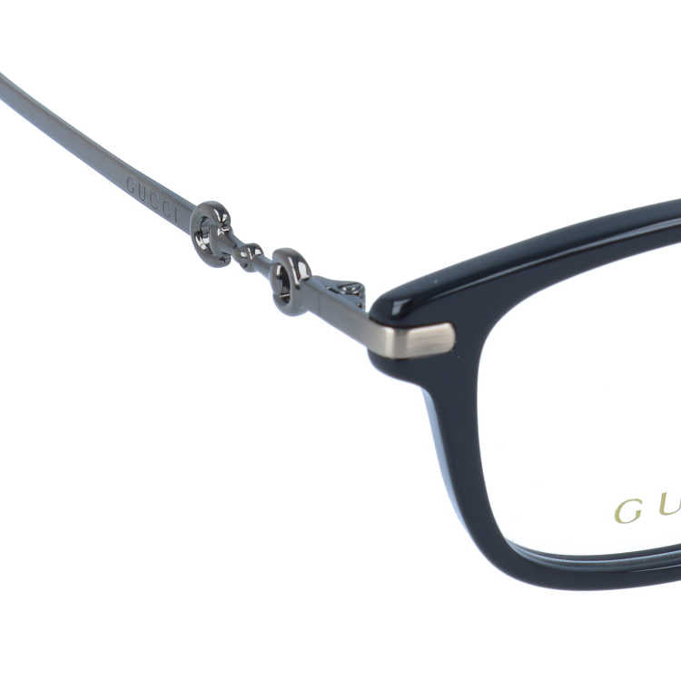 グッチ メガネフレーム 伊達メガネ GUCCI GG1129OJ 001 52サイズ レクタングル メンズ レディース ホースビット 日本製