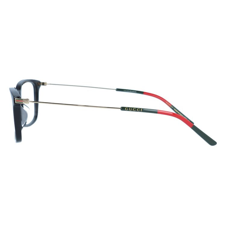 グッチ メガネフレーム シェリーライン （ウェブライン） 伊達メガネ アジアンフィット GUCCI GG1056OA 001 56サイズ スクエア型 ユニセックス メンズ レディース