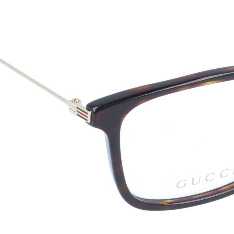 グッチ メガネフレーム シェリーライン （ウェブライン） 伊達メガネ アジアンフィット GUCCI GG1056OA 002 56サイズ スクエア型 ユニセックス メンズ レディース