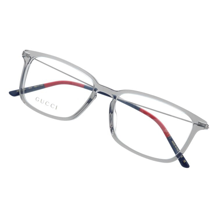 グッチ メガネフレーム シェリーライン （ウェブライン） 伊達メガネ アジアンフィット GUCCI GG1056OA 003 56サイズ スクエア型 ユニセックス メンズ レディース