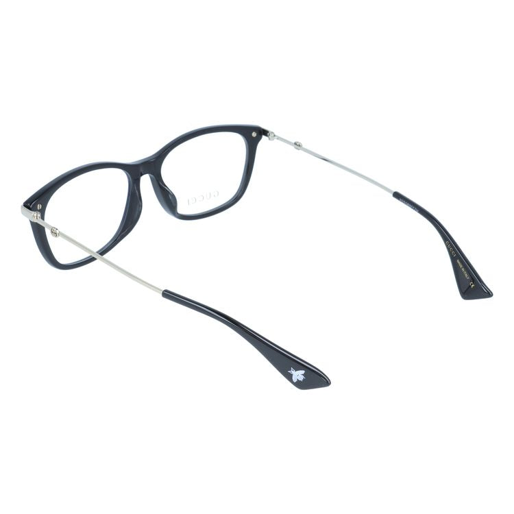 グッチ メガネフレーム インターロッキングG 伊達メガネ アジアンフィット GUCCI GG1061OA 001 54サイズ ウェリントン型 ユニセックス メンズ レディース ビー（蜂）