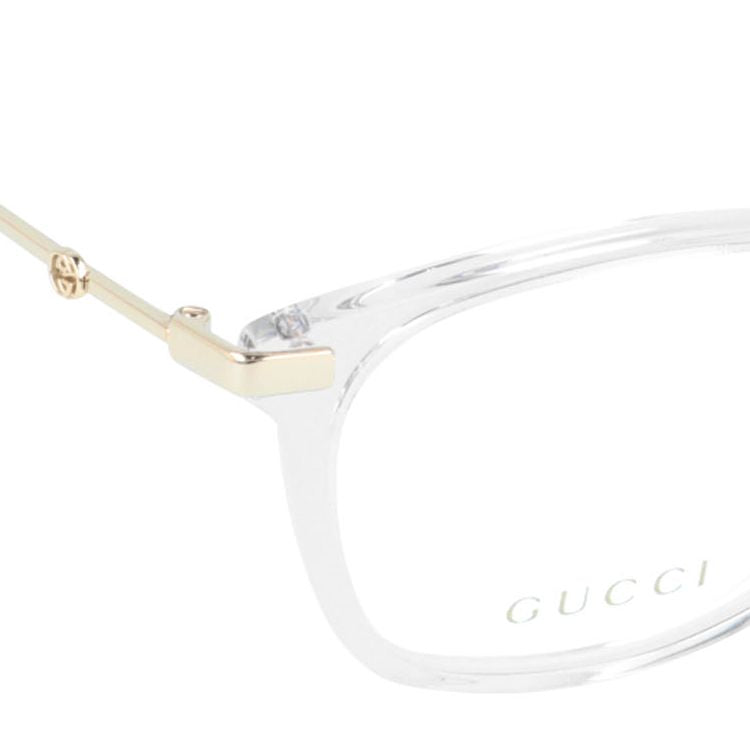 グッチ メガネフレーム インターロッキングG 伊達メガネ アジアンフィット GUCCI GG1061OA 002 54サイズ ウェリントン型 ユニセックス メンズ レディース ビー（蜂）