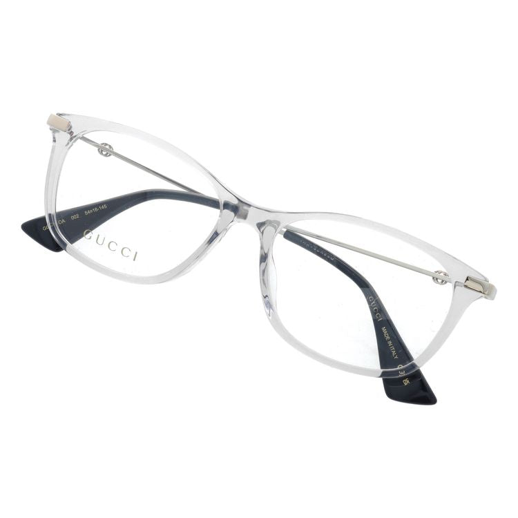 グッチ メガネフレーム インターロッキングG 伊達メガネ アジアンフィット GUCCI GG1061OA 002 54サイズ ウェリントン型 ユニセックス メンズ レディース ビー（蜂）