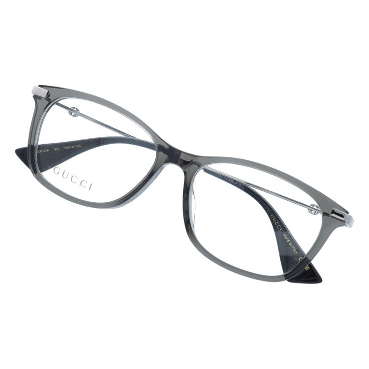 グッチ メガネフレーム インターロッキングG 伊達メガネ アジアンフィット GUCCI GG1061OA 003 54サイズ ウェリントン型 ユニセックス メンズ レディース ビー（蜂）