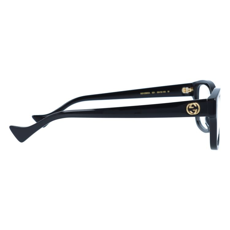 グッチ メガネフレーム インターロッキングG 伊達メガネ アジアンフィット GUCCI GG1259OA 001 55サイズ スクエア型 ユニセックス メンズ レディース