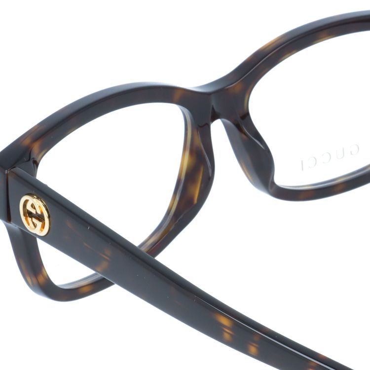 グッチ メガネフレーム インターロッキングG 伊達メガネ アジアンフィット GUCCI GG1259OA 002 55サイズ スクエア型 ユニセックス メンズ レディース