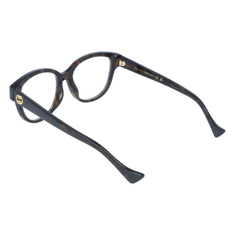 グッチ メガネフレーム インターロッキングG 伊達メガネ アジアンフィット GUCCI GG1260OA 002 52サイズ ボストン型 ユニセックス メンズ レディース