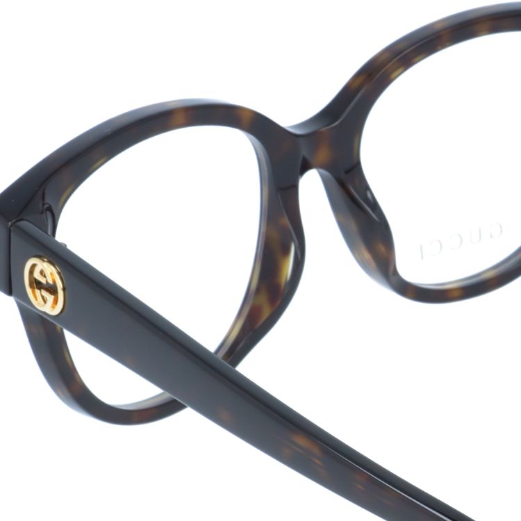 グッチ メガネフレーム インターロッキングG 伊達メガネ アジアンフィット GUCCI GG1260OA 002 52サイズ ボストン型 ユニセックス メンズ レディース