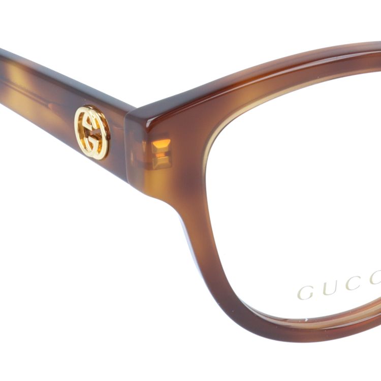 グッチ メガネフレーム インターロッキングG 伊達メガネ アジアンフィット GUCCI GG1260OA 003 52サイズ ボストン型 ユニセックス メンズ レディース