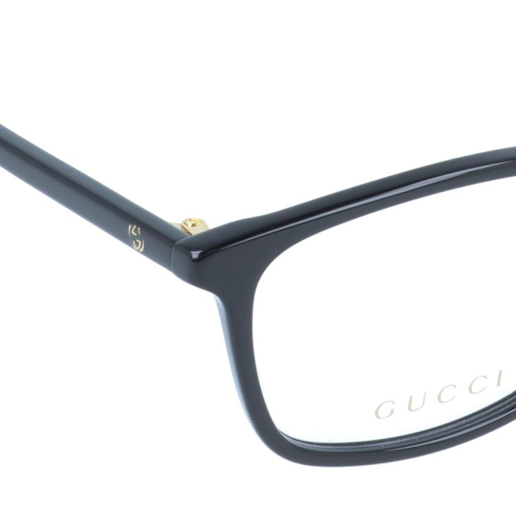 グッチ メガネフレーム インターロッキングG 伊達メガネ アジアンフィット GUCCI GG1354OA 001 55サイズ スクエア型 ユニセックス メンズ レディース