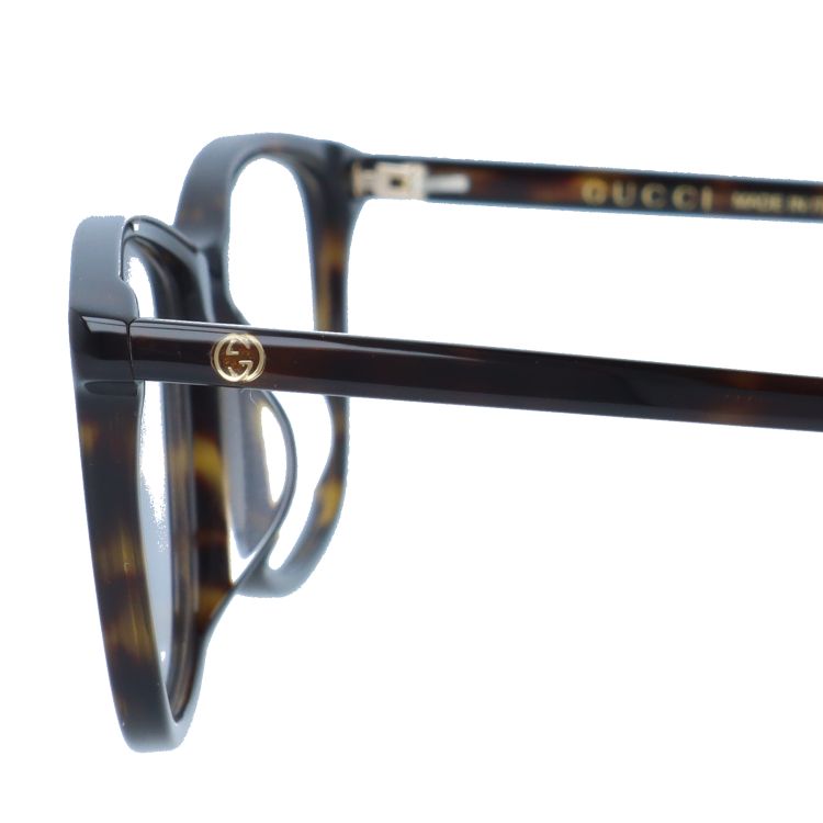 グッチ メガネフレーム インターロッキングG 伊達メガネ アジアンフィット GUCCI GG1354OA 002 55サイズ スクエア型 ユニセックス メンズ レディース