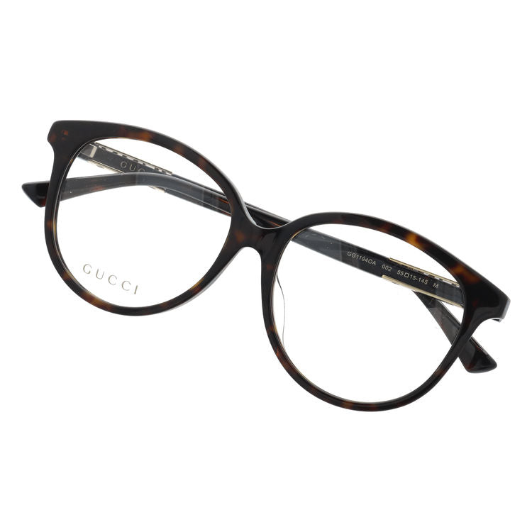 グッチ メガネフレーム 伊達メガネ アジアンフィット GUCCI GG1194OA 002 55サイズ ボストン型 ユニセックス メンズ レディース