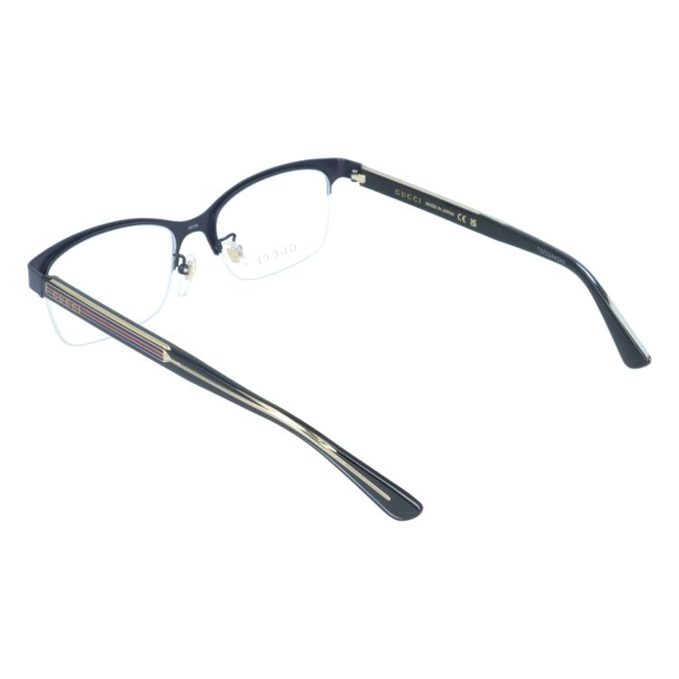 グッチ メガネフレーム 伊達メガネ アジアンフィット（フルフィット） GUCCI GG0387OJ 004 55サイズ スクエア型 ユニセックス メンズ レディース シェリーライン