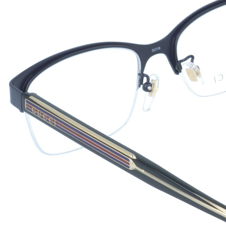 グッチ メガネフレーム 伊達メガネ アジアンフィット（フルフィット） GUCCI GG0387OJ 004 55サイズ スクエア型 ユニセックス メンズ レディース シェリーライン