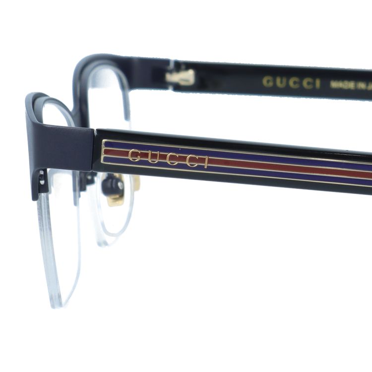 グッチ メガネフレーム 伊達メガネ アジアンフィット（フルフィット） GUCCI GG0387OJ 004 55サイズ スクエア型 ユニセックス メンズ レディース シェリーライン