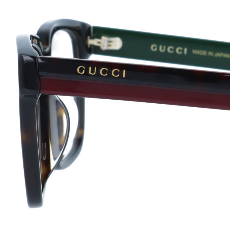 グッチ メガネフレーム 伊達メガネ アジアンフィット（フルフィット） GUCCI GG1306OA 002 54サイズ スクエア型 ユニセックス メンズ レディース